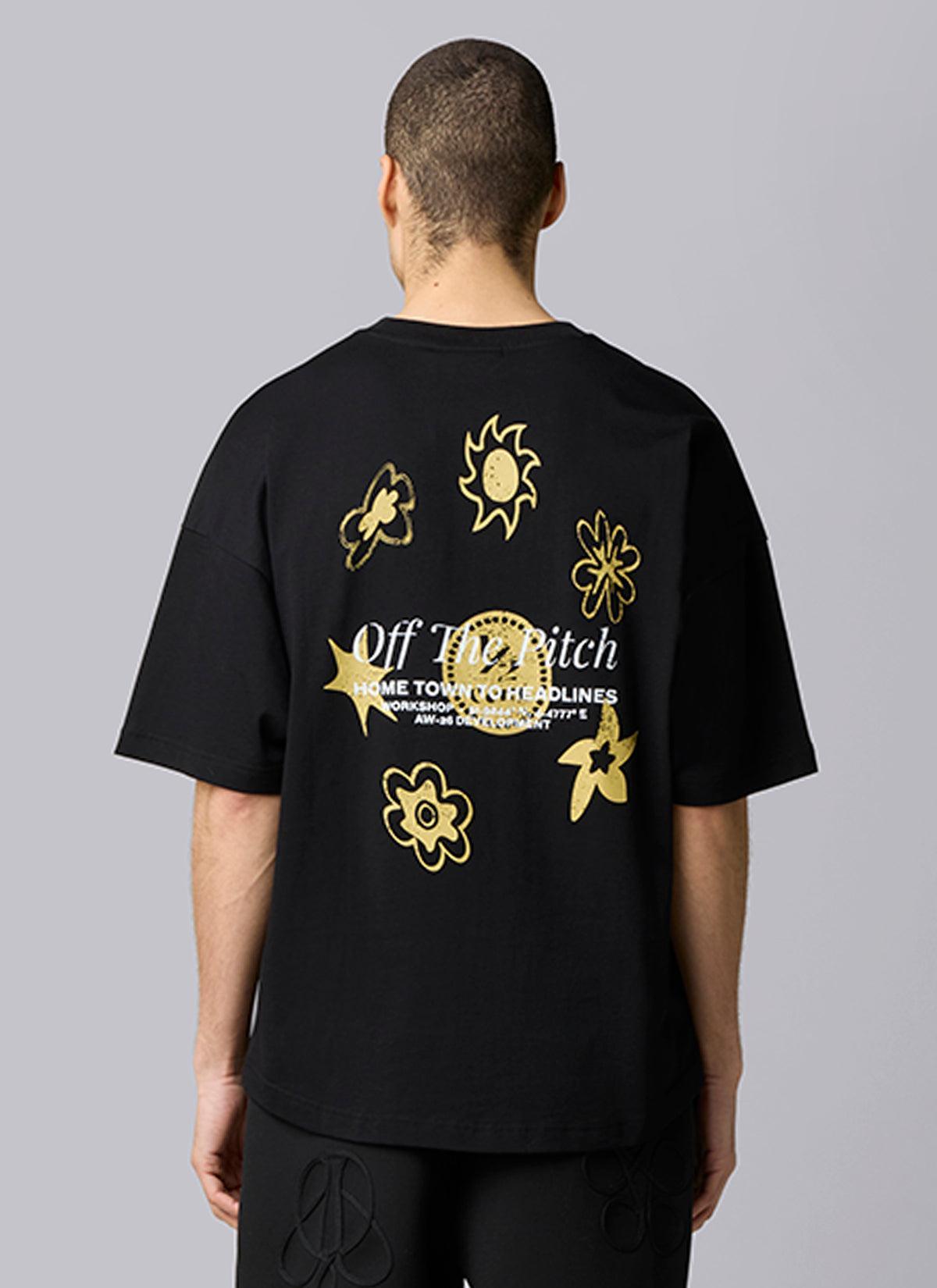 Sensi Oversized Fit Tee Black