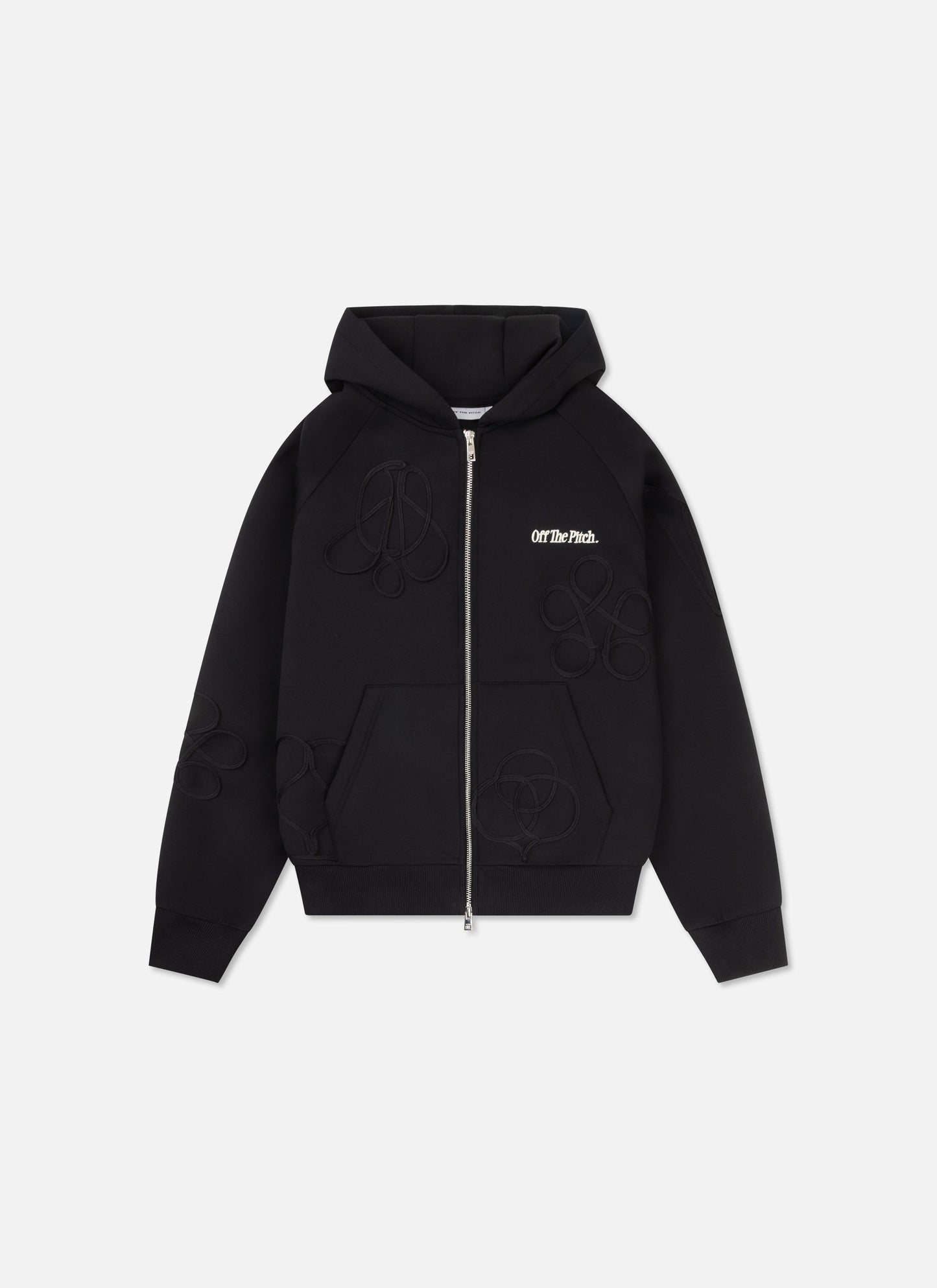 Symbol Zip Hood Black
