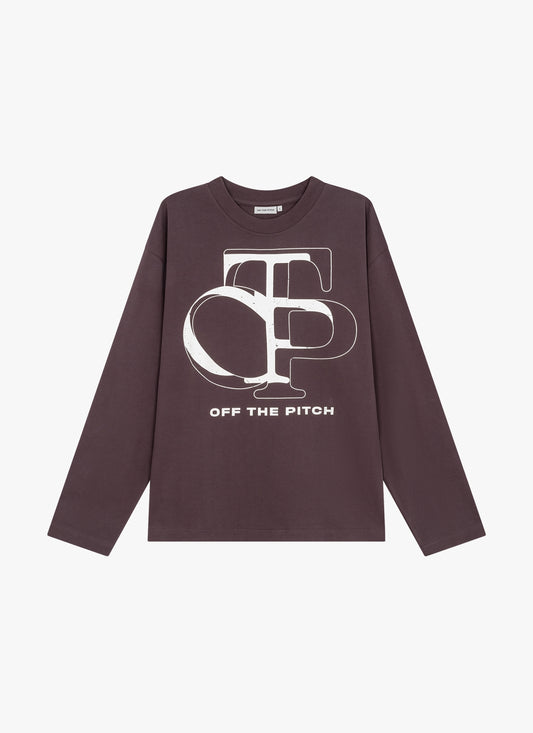 Vas Long Sleeved Tee Dark Eggplant