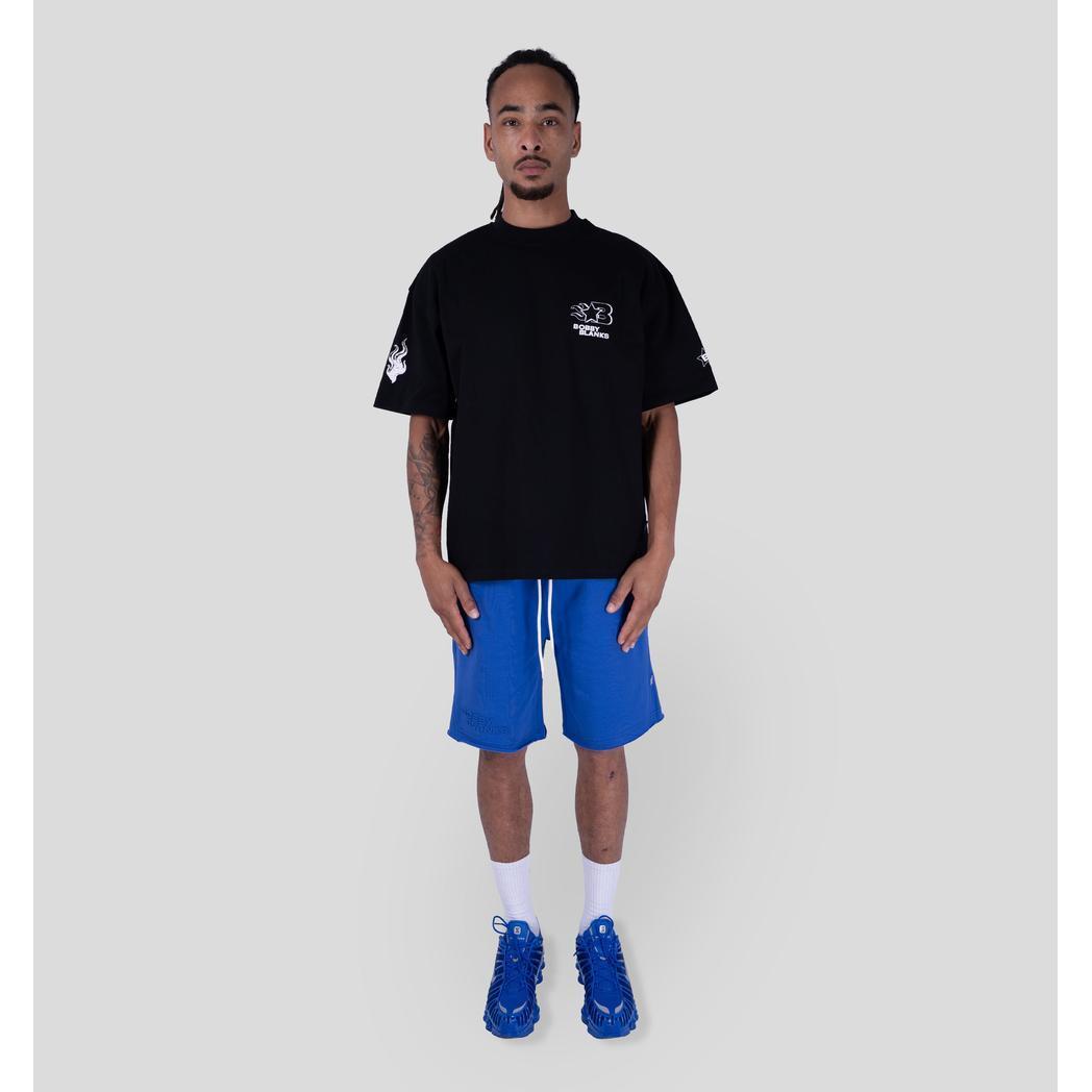 OXFORD TEE BLACK / WHITE-Bobby Blanks-Mansion Clothing