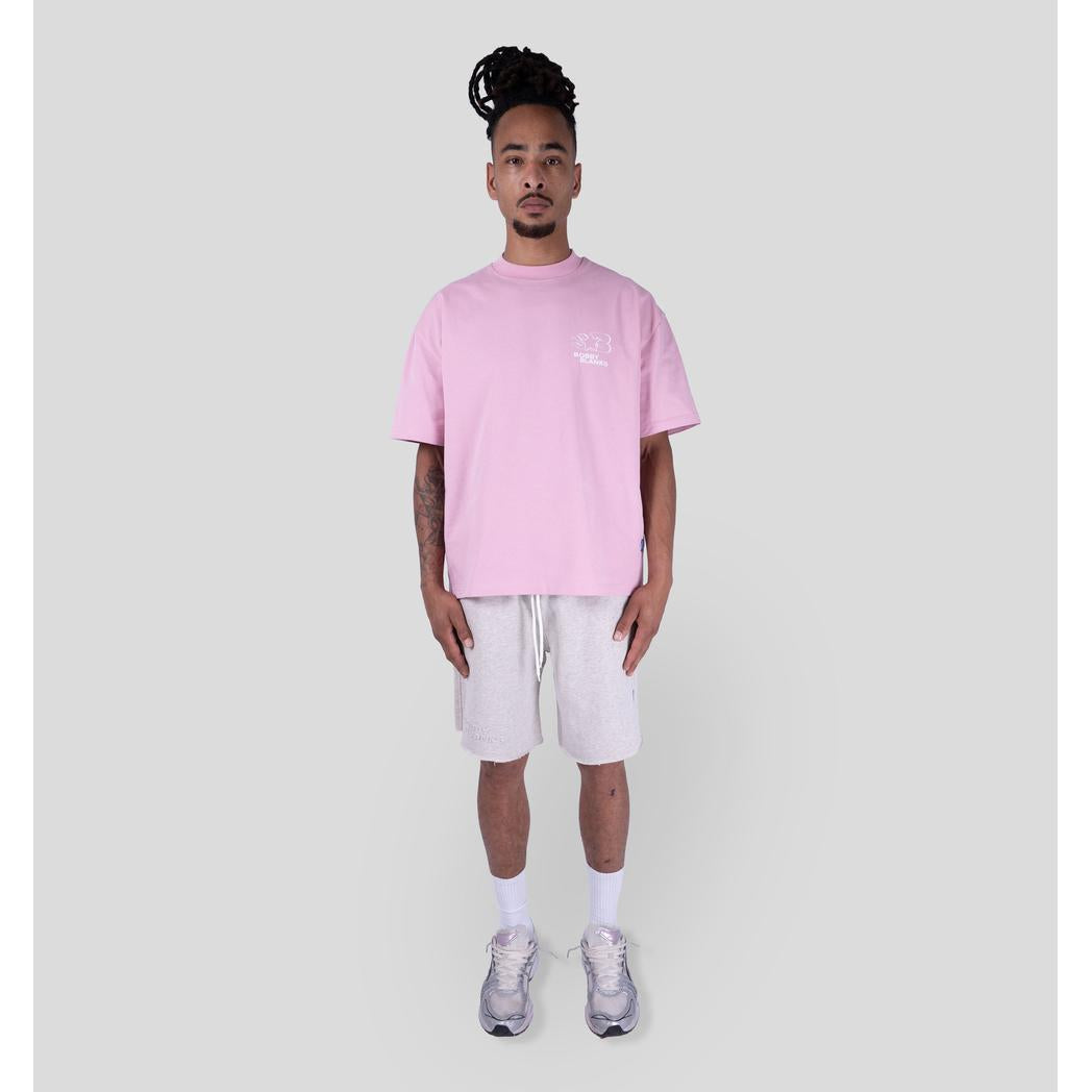 OXFORD TEE PINK / WHITE-Bobby Blanks-Mansion Clothing