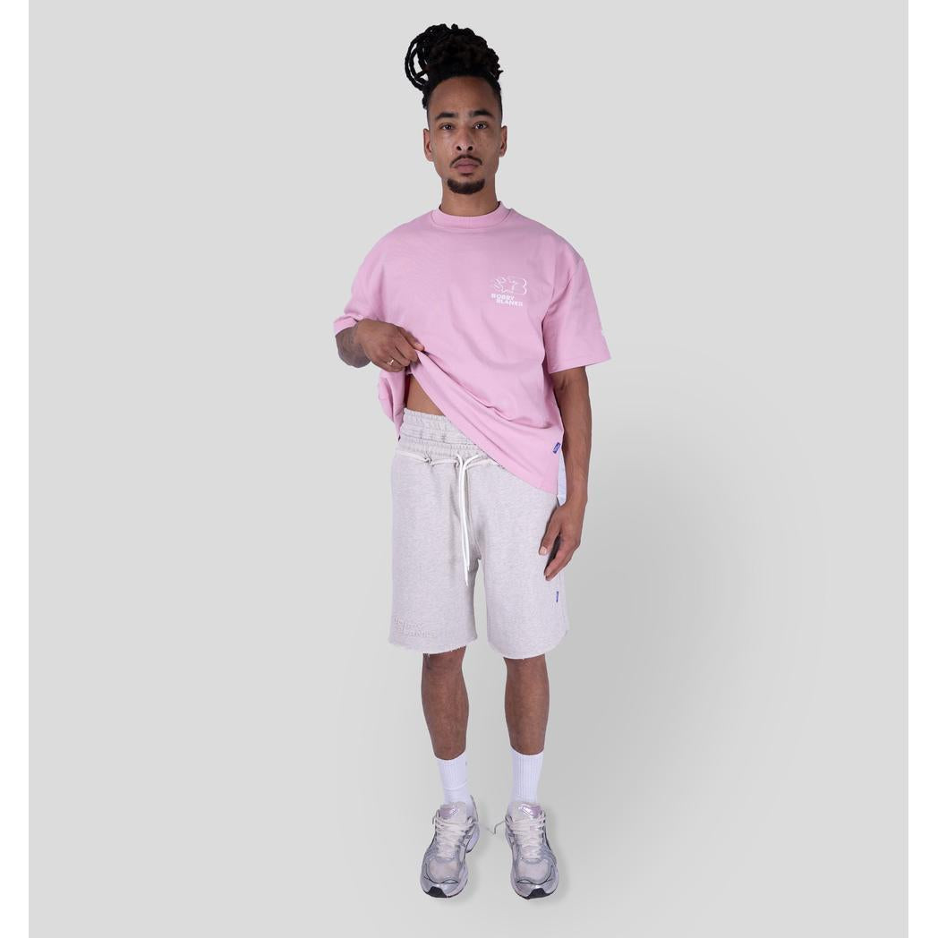 OXFORD TEE PINK / WHITE-Bobby Blanks-Mansion Clothing