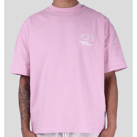 OXFORD TEE PINK / WHITE