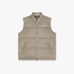 Organetto Puffer Vest Light Brown-CROYEZ-Mansion Clothing