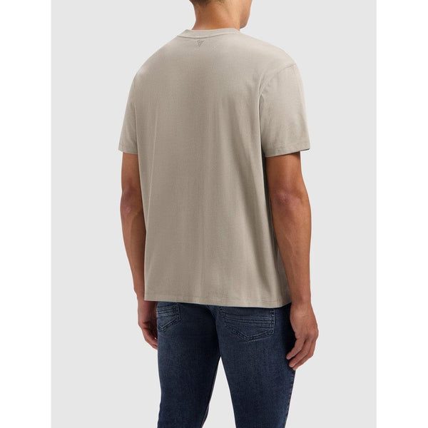 Organic Sideline Wordmark T-shirt Taupe