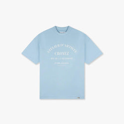 Oversized Atelier T-shirt Light Blue/White