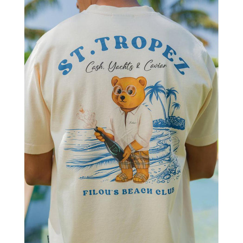 Oversized Backprint Tee ST. Tropez