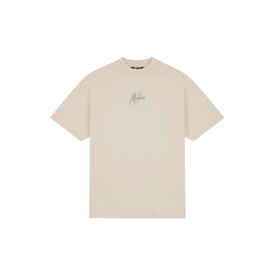 Oversized Striped Signature T-Shirt Light Taupe