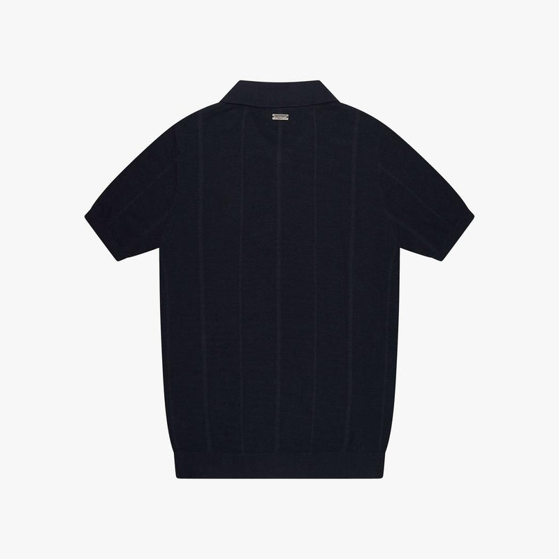 PO03332 NAVY/WHITE-Quotrell-Mansion Clothing