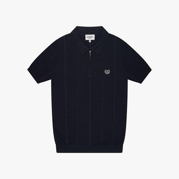 PO03332 NAVY/WHITE-Quotrell-Mansion Clothing