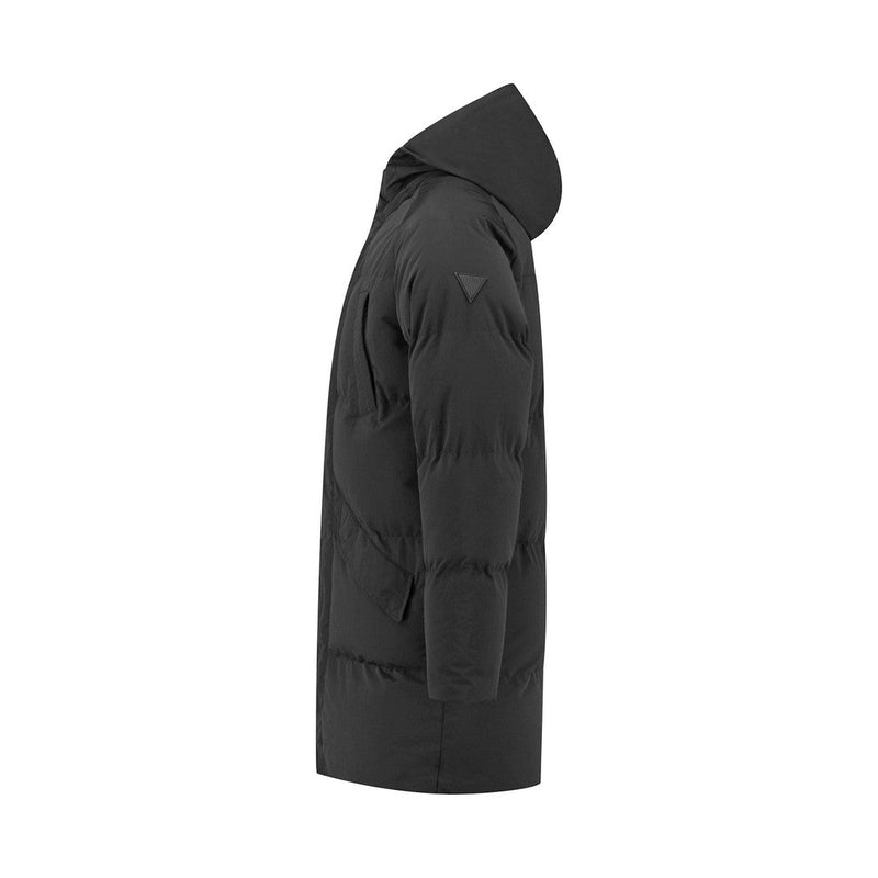 Padded Puffer Coat-Purewhite-Mansion Clothing