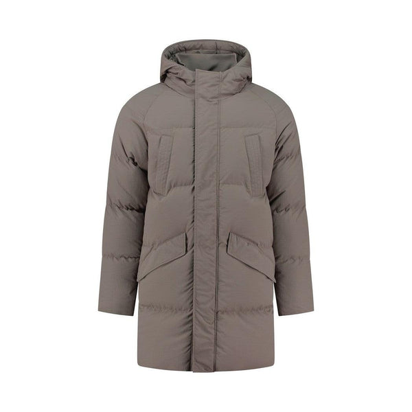 Padded Puffer Coat-Purewhite-Mansion Clothing