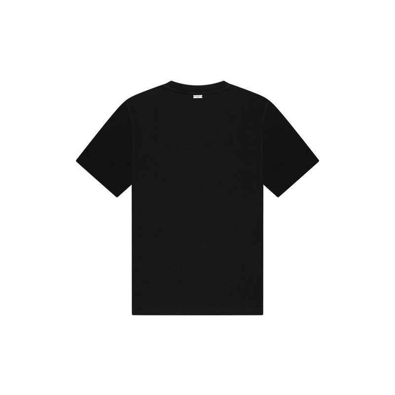 Padua T-shirt Black/Ocean Blue-Quotrell-Mansion Clothing