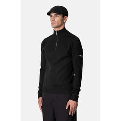 Palace Knitted Halfzip Black