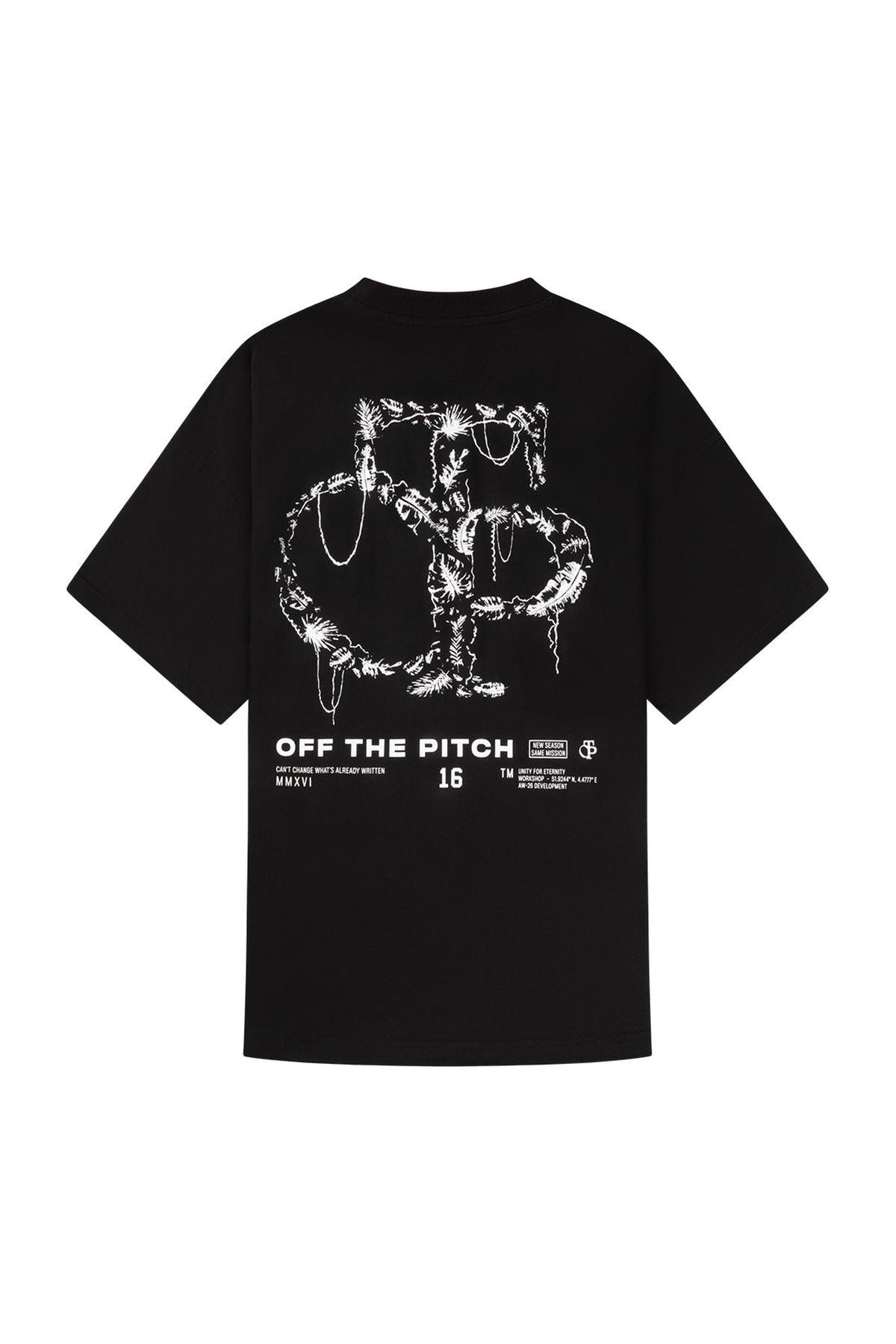 Palm Oversized Tee Black