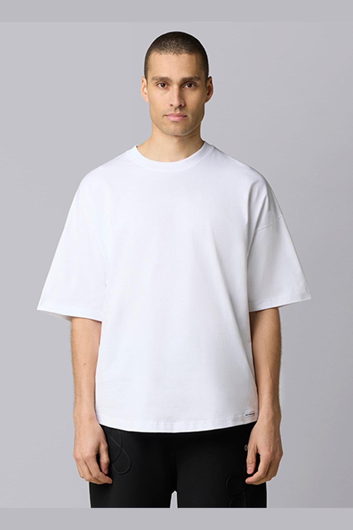 Palm Oversized Tee White