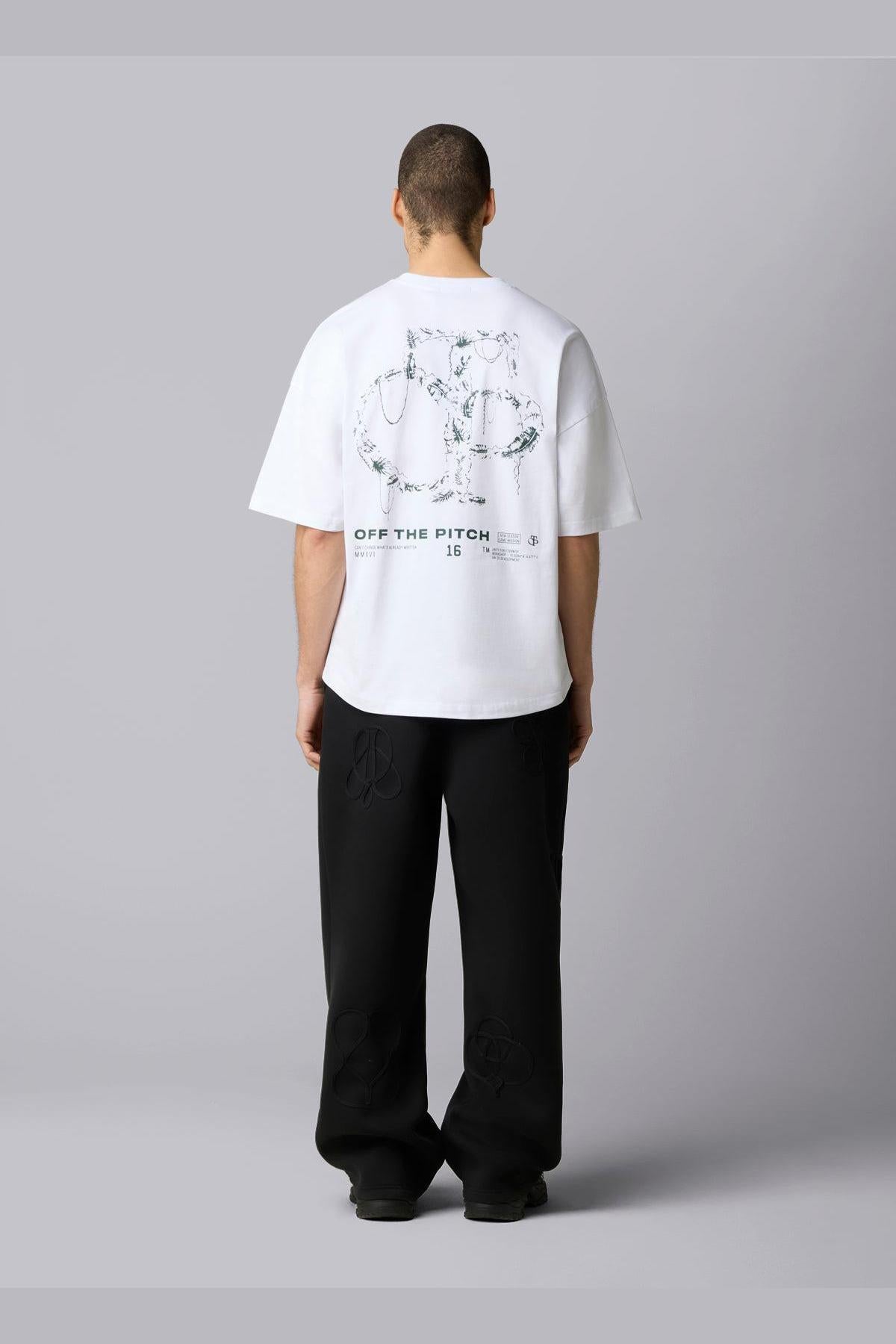 Palm Oversized Tee White