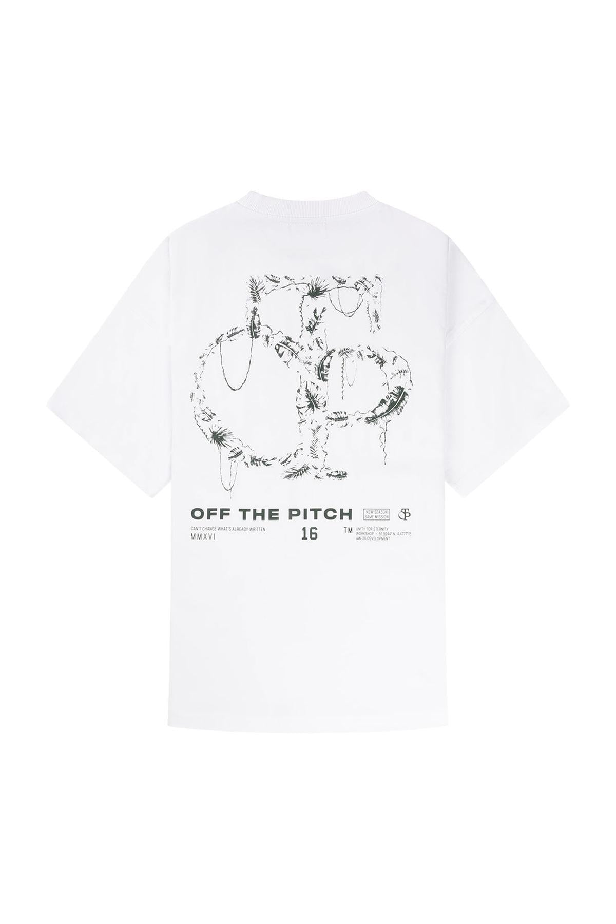 Palm Oversized Tee White