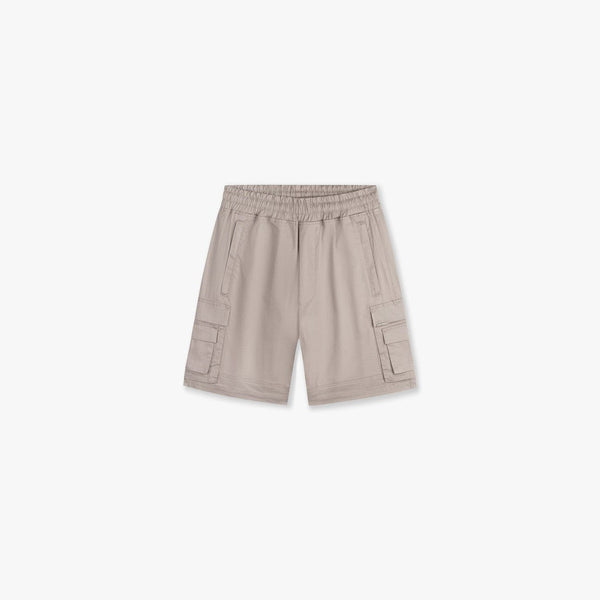 Parachute Cargo Shorts Mushroom-CROYEZ-Mansion Clothing