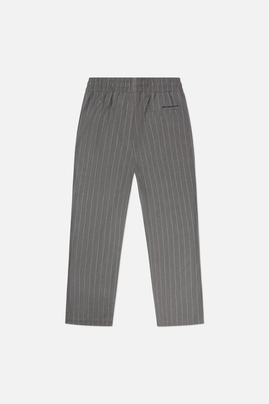 Pin Stripe Joggers Grey