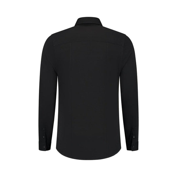 Piqué Shirt Black