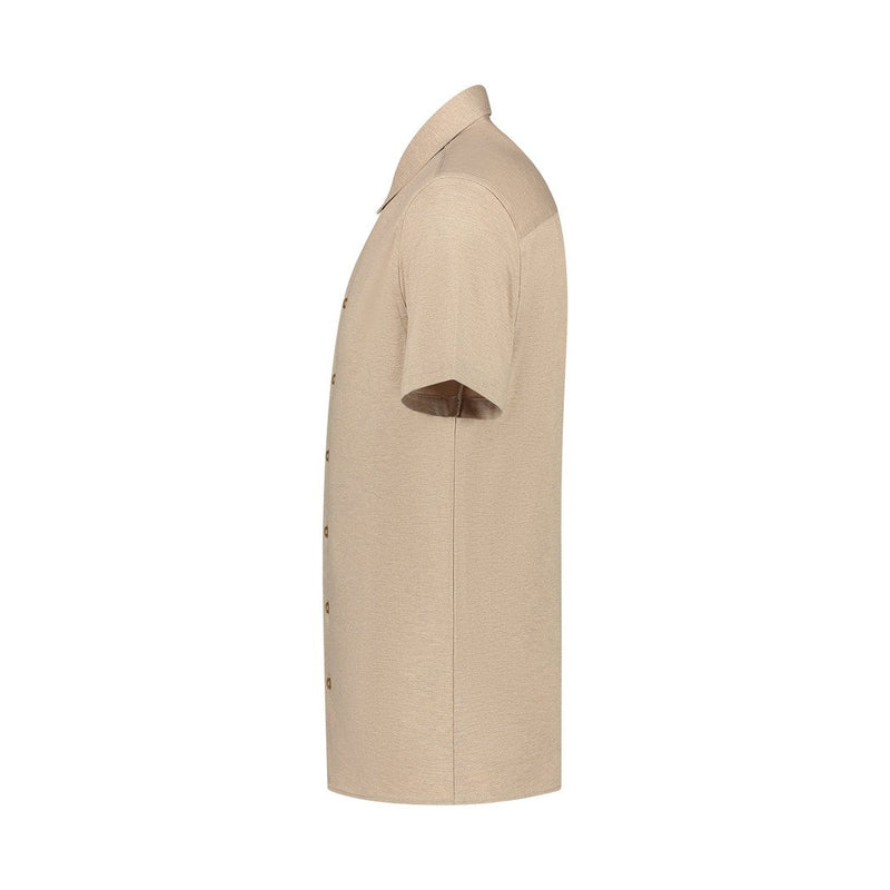 Piqué Shortsleeve Shirt - Sand