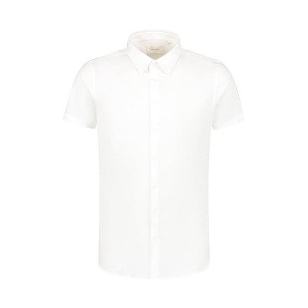 Piqué Shortsleeve Shirt - White