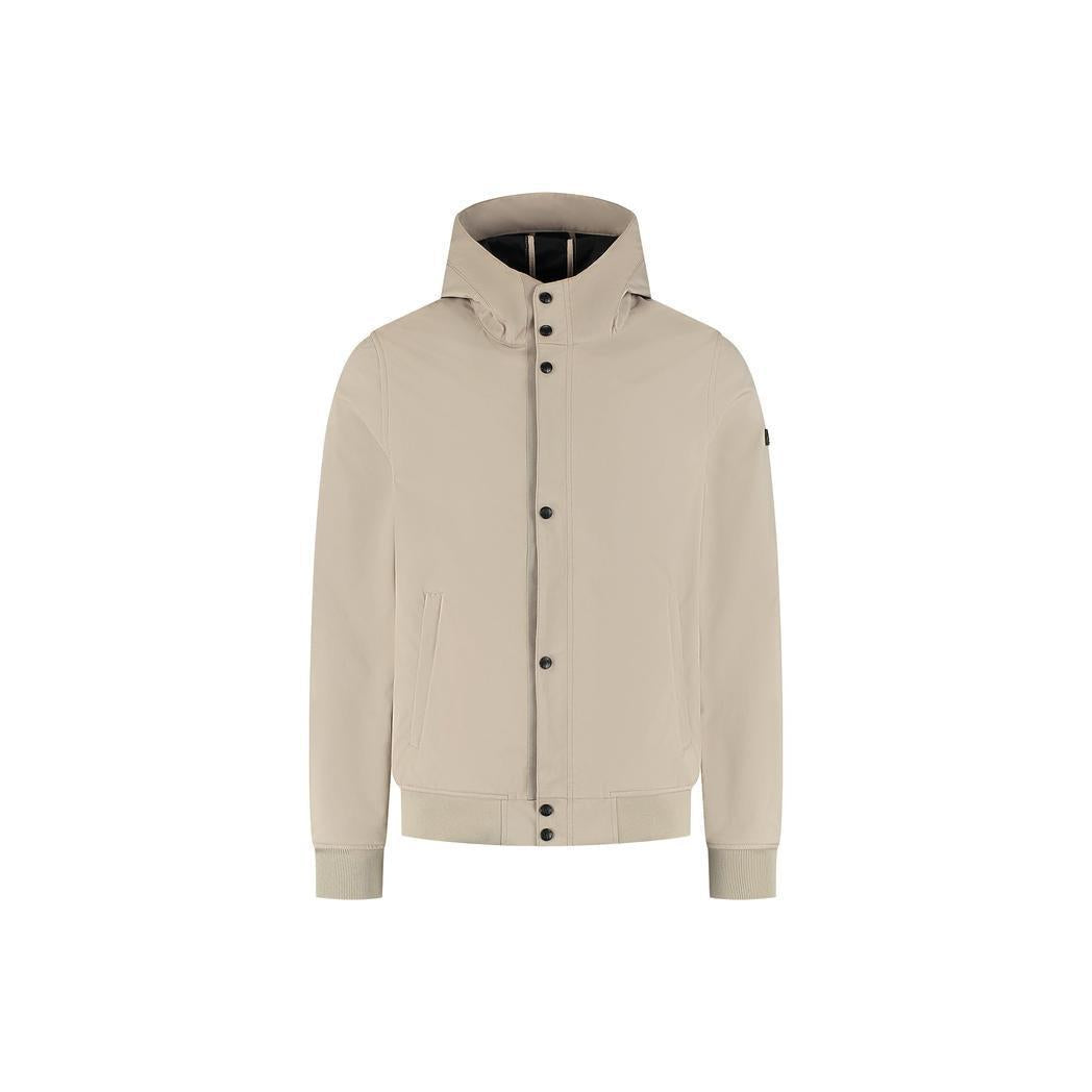 Placket Softshell Jacket Sand