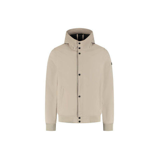 Placket Softshell Jacket Sand