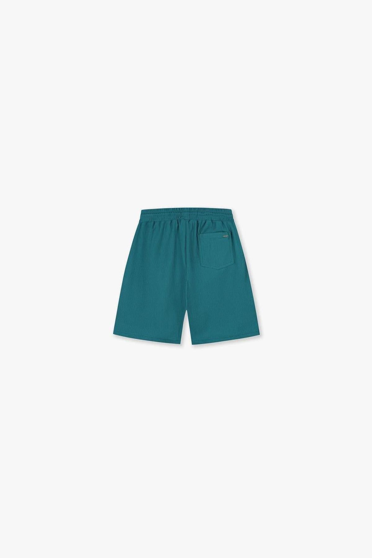 Plisse Shorts Dark Teal