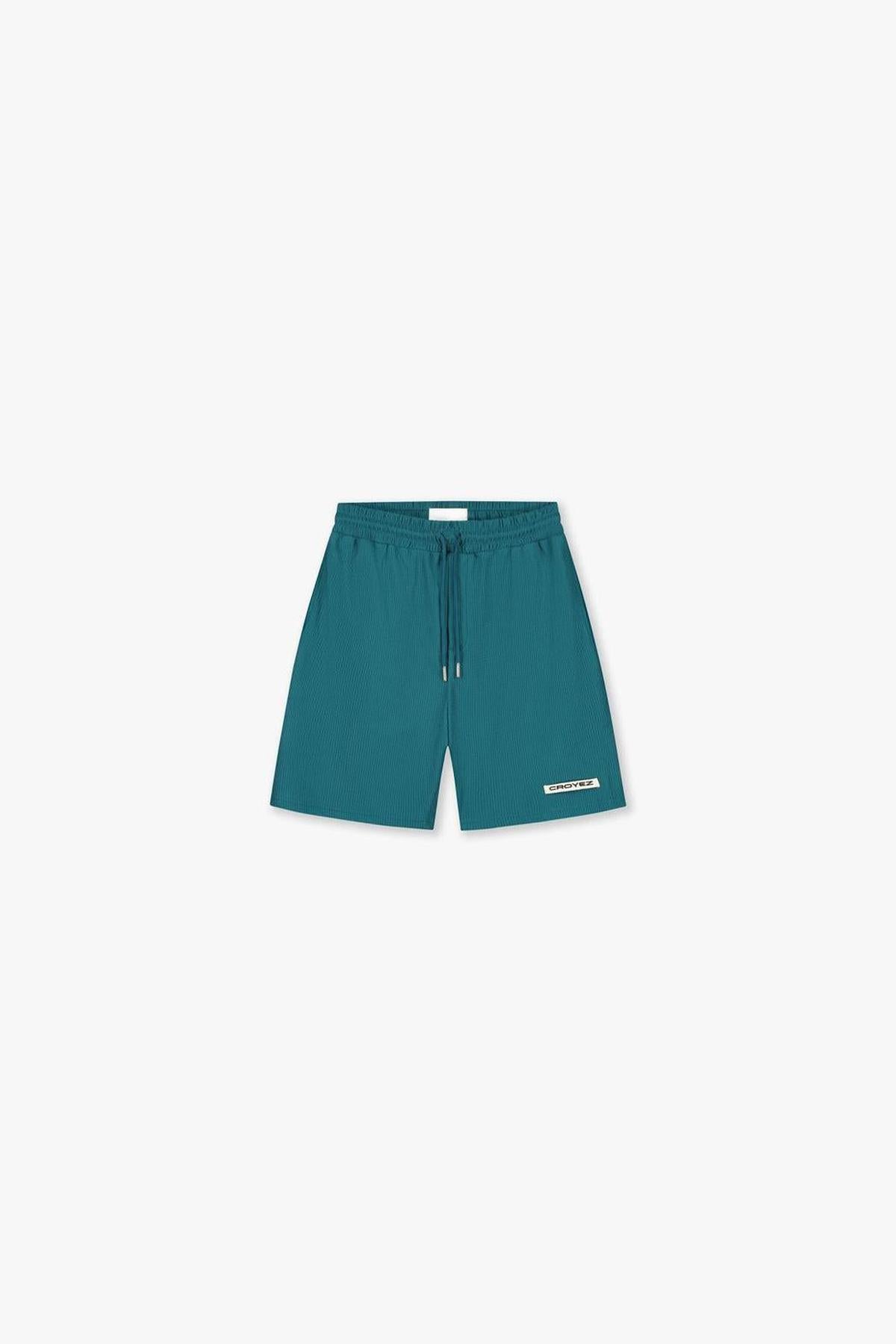Plisse Shorts Dark Teal