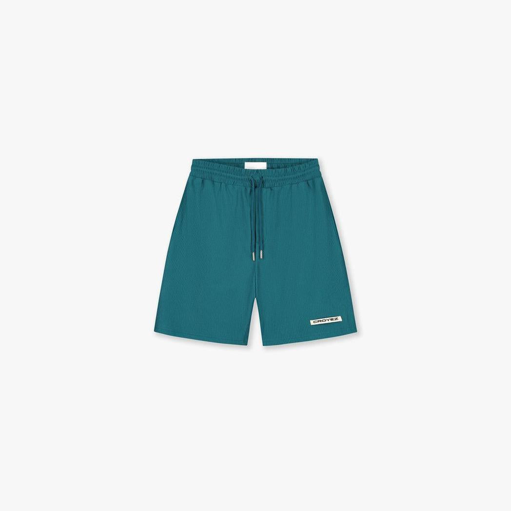 Plisse Shorts Dark Teal