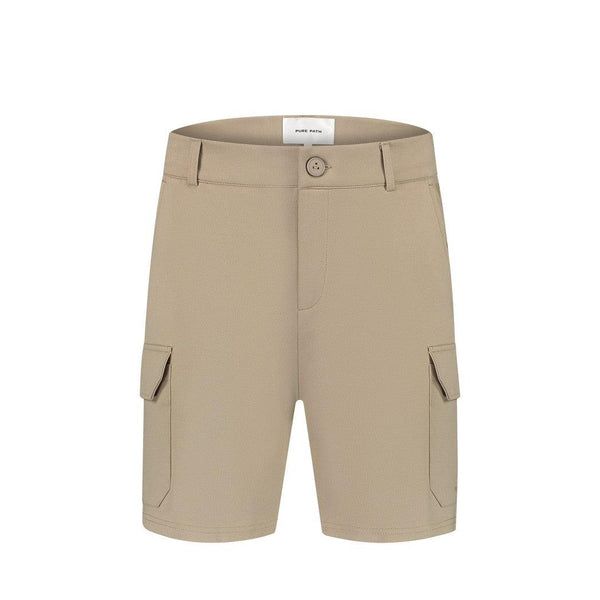 Punta Cargo Shorts - Taupe-Pure Path-Mansion Clothing