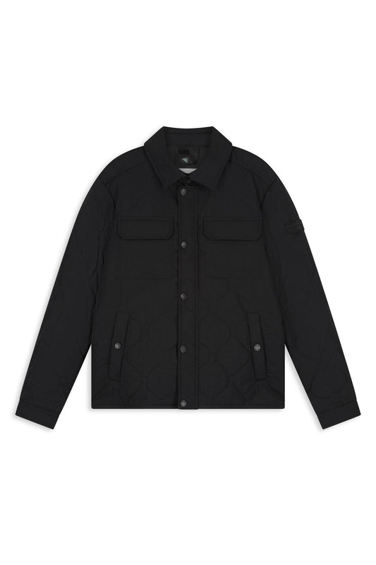 Quilted Jacket Black-Pure Path-Mansion Clothing