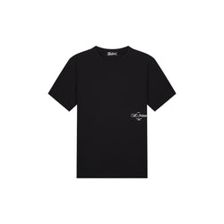 Resort T-shirt Black/White-Malelions-Mansion Clothing