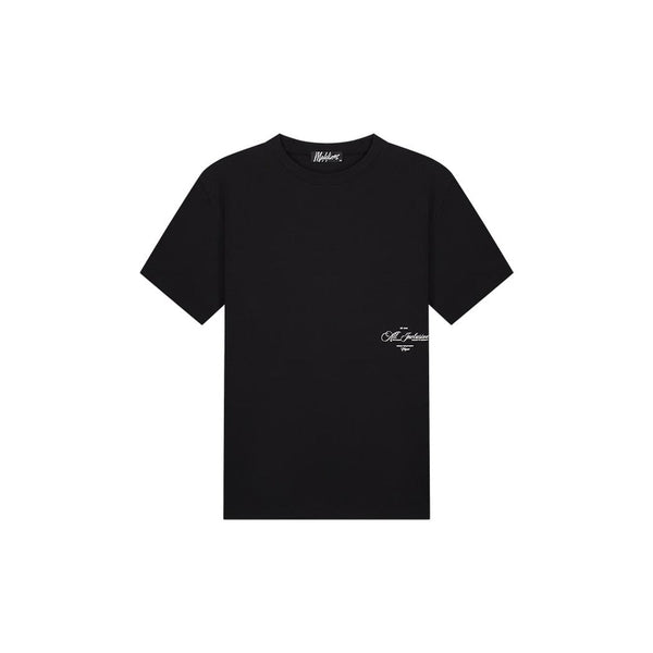 Resort T-shirt Black/White-Malelions-Mansion Clothing