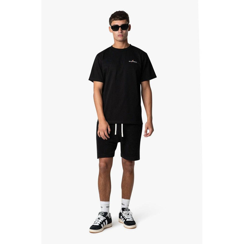 Resort T-shirt Black/White-Quotrell-Mansion Clothing