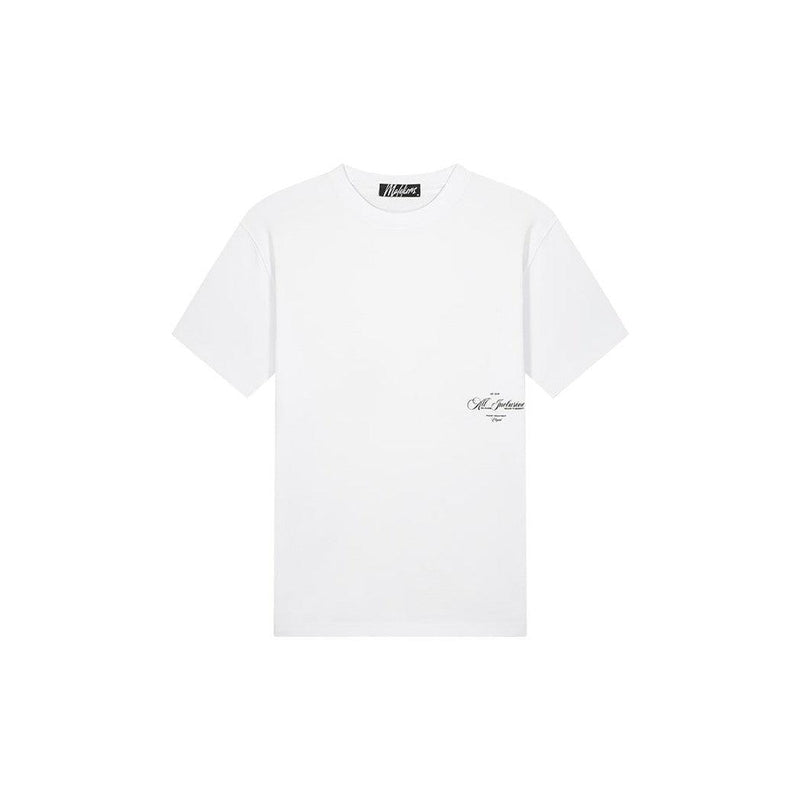 Resort T-shirt White/Black-Malelions-Mansion Clothing