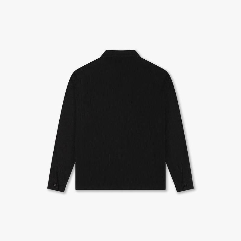Ribbed Longsleeve Shirt Black