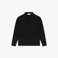 Ribbed Longsleeve Shirt Black