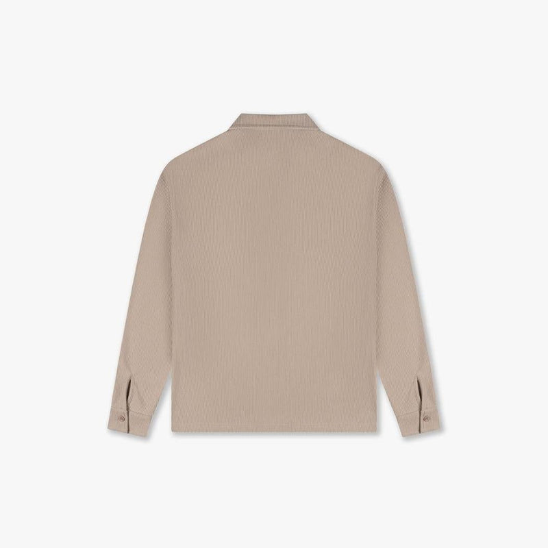 Ribbed Longsleeve Shirt Sand