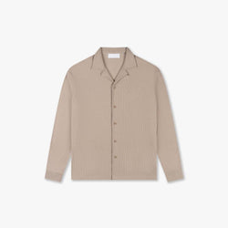 Ribbed Longsleeve Shirt Sand