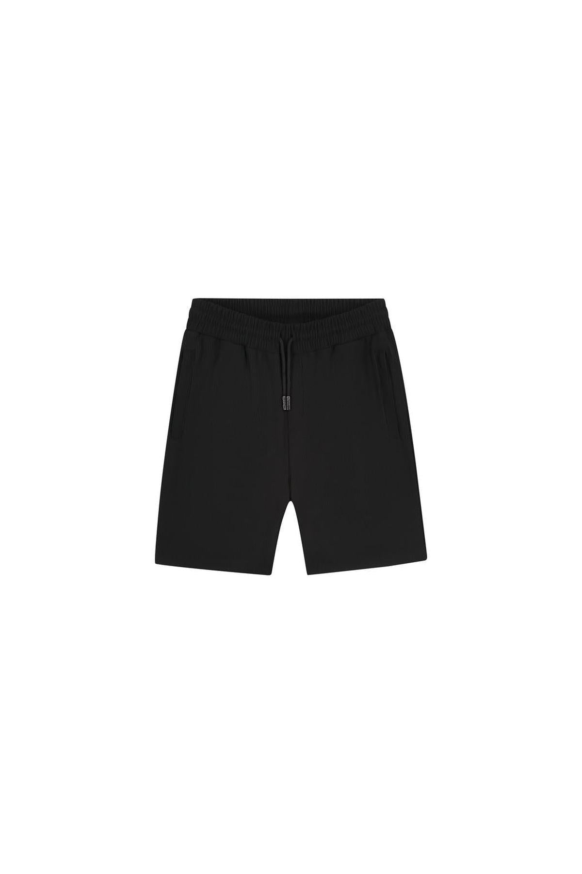 Ribbed Shorts Black
