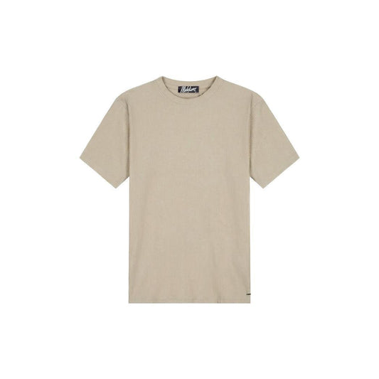 Ribbed T-Shirt Light Taupe-Malelions-Mansion Clothing