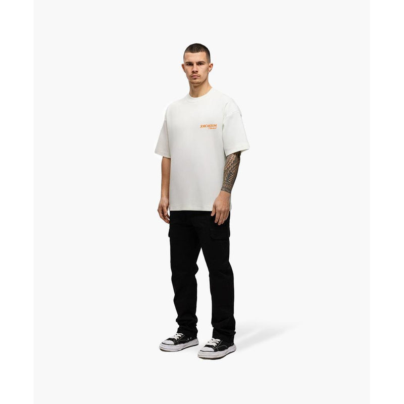 Ribbon Loose fit White / Orange