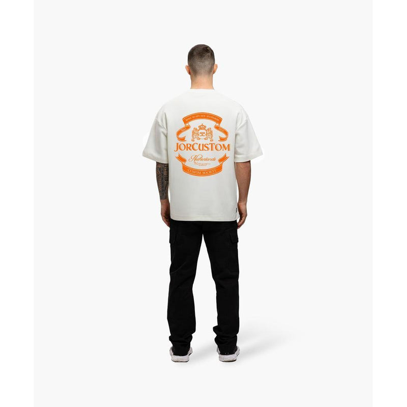 Ribbon Loose fit White / Orange