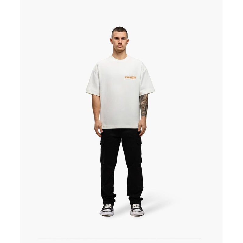Ribbon Loose fit White / Orange