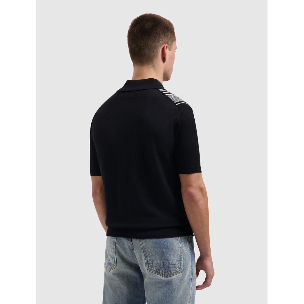 Ripley Knitted Shirt Black-Pure Path-Mansion Clothing