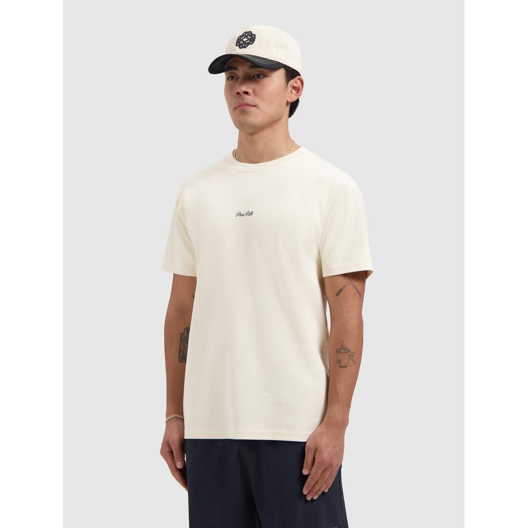 Riva View T-shirt Ecru-Pure Path-Mansion Clothing