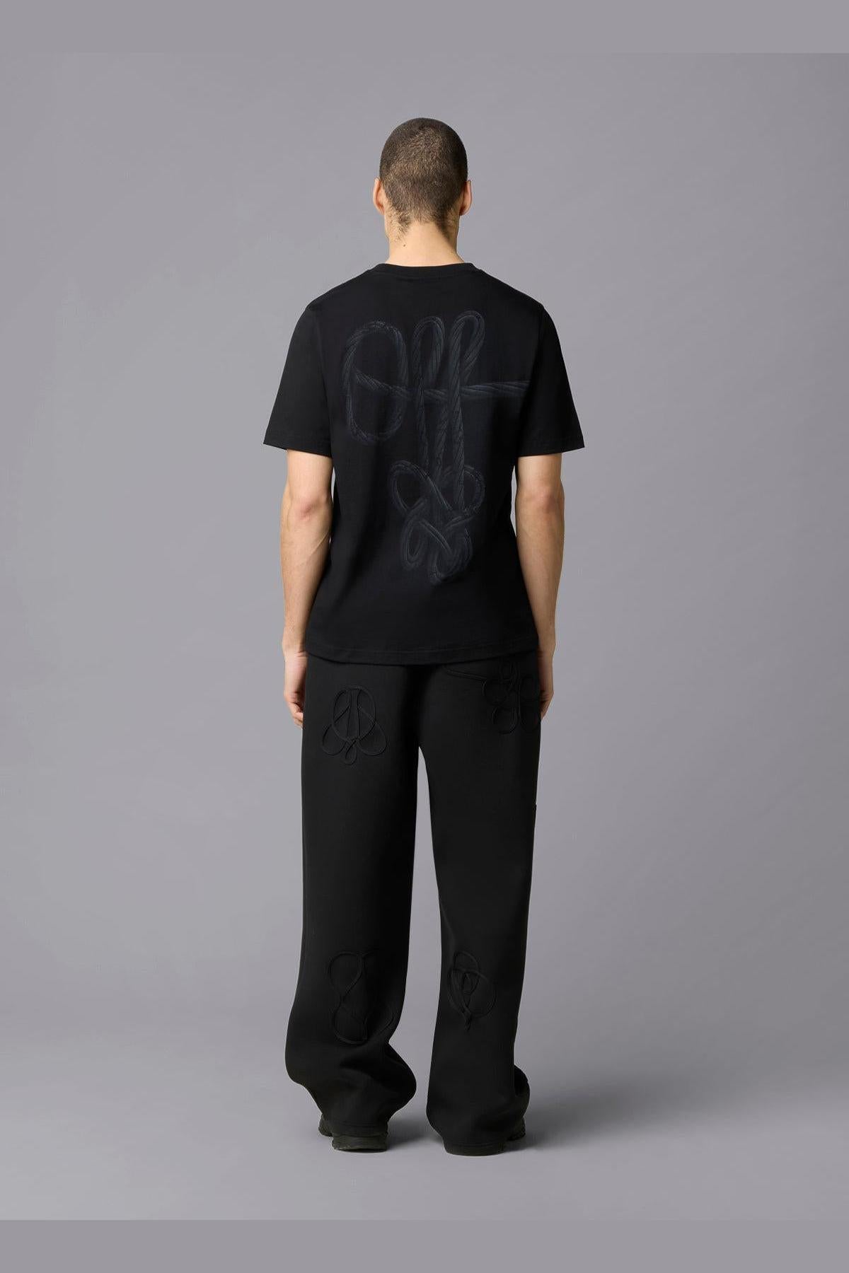 Rope Flow Regular Tee Black